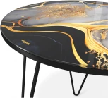 Столик журнальный Sheffilton SHT-CT27 черный алмаз/черный муар от фабрики Sheffilton