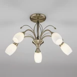 Потолочная люстра Eurosvet Ginevra 30280/5 античная бронза (220V)