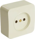Розетка без заземления (слоновая кость) Stekker София 49484