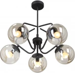 Потолочная люстра на штанге Vitaluce V4715-1/5PL (220V, шарики)