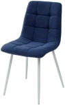 Стул CHILLI UF860-14B полночный синий, ткань/ белый каркас
