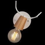 Бра Loft IT Sven 10024/1W White (для детской, 220V, рога)