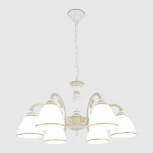 Подвесная люстра Arte Milano AM340837 340837/6 WT+G (220V, на цепи)