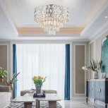 Потолочная люстра хрустальная на штанге Arte Milano Sorrento-2019 372019/8/50/550 CR (220V)