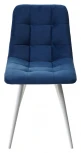 Стул CHILLI-Q синий #29, велюр / белый каркас, 4 шт/ 1 к