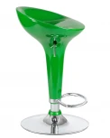 Стул барный BOMBA (зелёный металлик)
