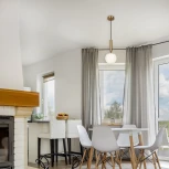 Подвесной светильник Freya Zelda FR5124PL-01BS (220V, на проводе, шар)