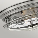 Потолочный светильник круглый Hadrian QN-HADRIAN-FS-AN-CLEAR Hinkley (220V, IP44)