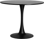 Стол обеденный MIA (черная столешница, черное основание) Dobrin 219TD-LMZL MIA, цвет столешницы черный, основания черный