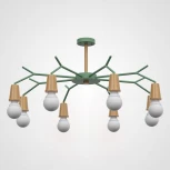 Потолочная люстра на штанге Les Color D95 Green Imperiumloft ﻿Lesc_01 (220507-23)