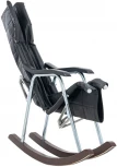 Кресло-качалка складная "Белтех", к/з черный 2000003005628 Leset