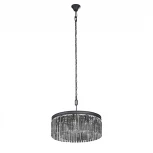 Подвесная люстра Vitaluce V5182-1/9 (220V, хрусталь, на цепи, круглые)