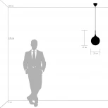 Подвесной светильник Lightstar Globo 813032 (220V, на проводе, шар)