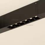 Линейный настенно-потолочный светильник LED CLIP-38-LASER-S171-6W Warm3000 (BK, 36 deg, 24V) (Arlight, IP40 Металл) 026839