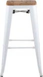 Стул барный Stool Group TOLIX WOOD белый глянцевый УТ000001864
