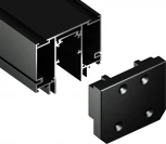 Заглушка демпферная для магнитного шинопровода Magnetic 48V Ambrella Track System GL3610 в натяжной потолок