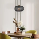 Подвесной светильник Eurosvet Gem 50262/1 темно-серый (220V, на проводе)