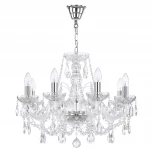 Подвесная люстра Bohemia 105 105/8/195 Ni (220V, подвески, на цепи, подсвечник, свеча)