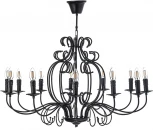 Подвесная люстра Arti Lampadari Amaro E 1.1.12 B (220V, на цепи, подсвечник, свеча)