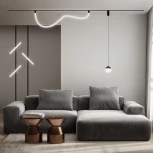 Трековый светильник LED с ПДУ 220V Denkirs Smart Mon DK8056-BK (шар)