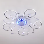 Потолочная люстра Eurosvet Curl 90129/5 хром