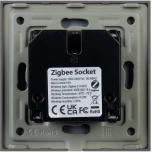 Розетка электрическая с Zigbee управлением SCT-OMALI-EUZB1-PL-GR (240V, 16A, Zigbee) (Arlight) 050101