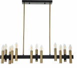 Люстра потолочная на штанге Cero V000208 (13009/12RL Black ) (220V)