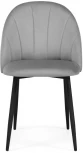 Стул Notta на металлокаркасе Логан светло-серый / черный 542622