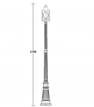 Наземный фонарь Oasis Light 84809 Gb