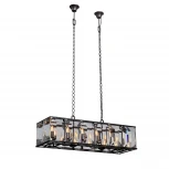 Подвесная люстра Vitaluce V4282-1/12 (220V, хрусталь, на цепи, свеча)