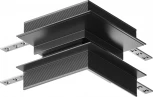 Угловой коннектор внешний S35 встраиваемый черный (магнитный) Maytoni Technical TRA004OCL-22B (48V)