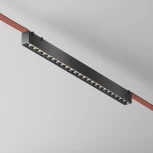 Трековый светильник ременной Downlight Maytoni Points Parity TR128B-24W3K-M-B 3000K 24Вт черный (48V)