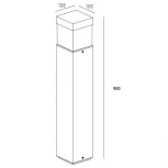 Наземный светильник Oasis Light W61852-900