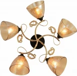 Потолочная люстра на штанге Reluce 01321-0.3-05 FGD+BK (220V)