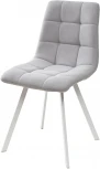 Стул CHILLI SQUARE UF860-02B серо-голубой, ткань/ белый каркас