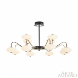 Потолочная люстра на штанге Arte Milano 273908/12 BK/GD (LED, 220V, шарики)