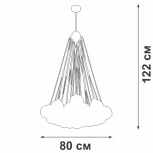 Подвесная люстра Vitaluce V4899-9/25PL, 25xG9 макс. 40Вт V4899-9/25PL