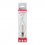 Лампочка светодиодная филаментная прозрачная свеча на ветру E14 11W Thomson Tail Candle TH-B2388