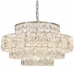 Подвесная люстра Fluorite Majeste FL1059-16P (220V, хрусталь, на цепи)