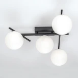 Потолочная светодиодная люстра на штанге с пультом управления Citilux Dorsy CL223142 (плафоны шарики) (регулировка яркости, 220V, шарики)