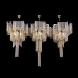 Подвесная люстра Loft It Stream 10208/1400R Gold (220V, на цепи)