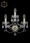 Бра Art Classic 10.21 10.21.2+1.141.Gd.Sp (220V, хрусталь, подвески, подсвечник, свеча)