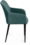 Стул с подлокотниками Robert, бархат зелёный 19 Top Concept ROBERT 76167