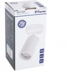 Архитектурная подсветка Feron Бостон 48323 DH1704, на стену, GU10 белый (220V, круглые, IP54)