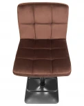 Стул барный DOMINIC (шоколадный велюр (MJ9-111))