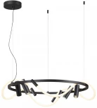 Подвесной светильник с гибким неоном Odeon Light Corda 4391/55L (LED, 220V, на тросе, кольцо)