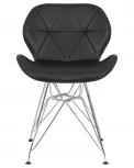 Стул обеденный BUTTERFLY CHROME (ножки хром, цвет чёрный)