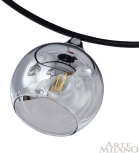 Потолочная люстра на штанге Arte Milano AMALFI 322403/5 BK+CR (220V, шар)