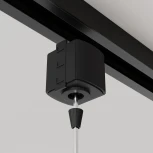 Коннектор для трека Unity черный (однофазный) Maytoni Technical TRA010-1-A-B (220V)