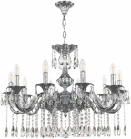 Подвесная люстра Bohemia AL7901 AL79101/10/250 A Ni (220V, подвески, на цепи, подсвечник, свеча)